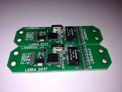 LAN9500 USB-Ethernet 10/100M Адаптер